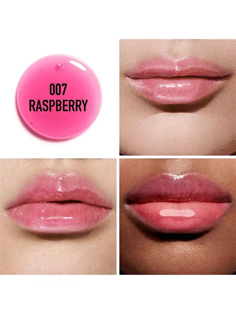 raspberry dior lip oil